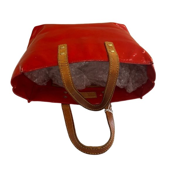 009180A V Authentic Louis Vuitton Tote Bag Reade PM Vernis - Picture 12 of 15